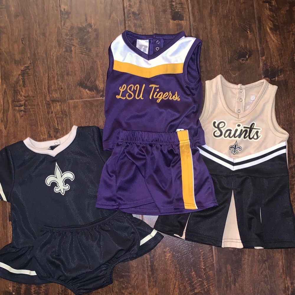 Three 18M cheer uniforms